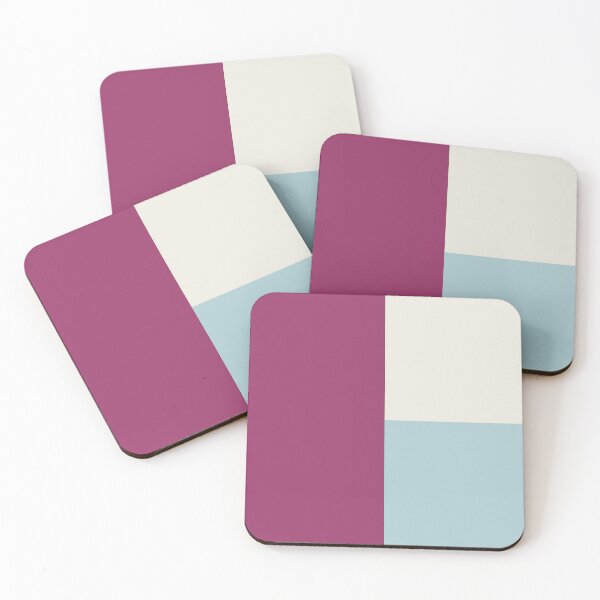 Item preview, MAROON RED, DUCK EGG BLUE and CREAM 3 CHECKERS designed and sold by RachelMacht.
