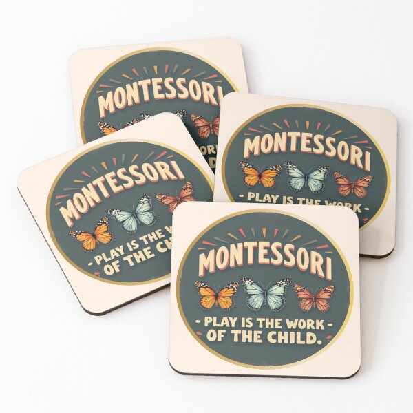 Item preview, Montessori Play is the Work of the Child | Butterflies and Transformation designed and sold by PriyaMagic.