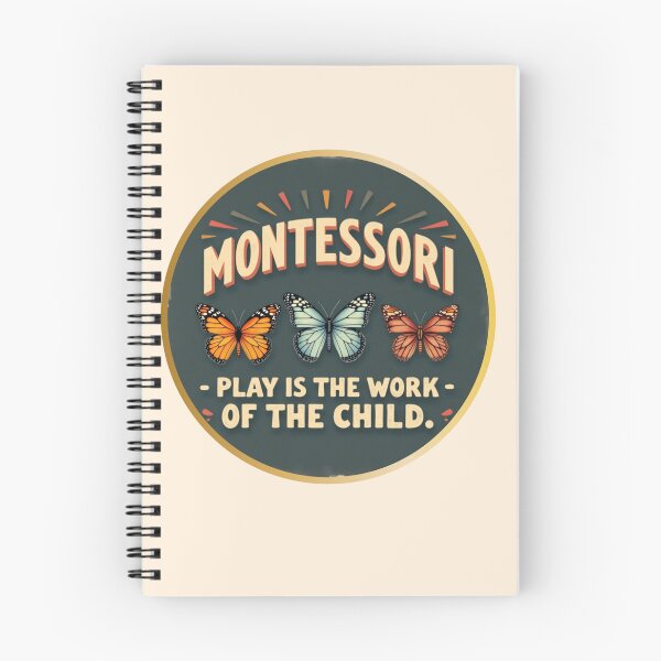 Item preview, Montessori Play is the Work of the Child | Butterflies and Transformation designed and sold by PriyaMagic.
