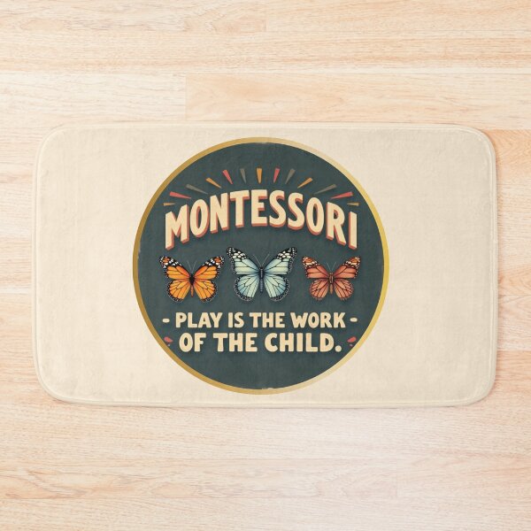 Item preview, Montessori Play is the Work of the Child | Butterflies and Transformation designed and sold by PriyaMagic.