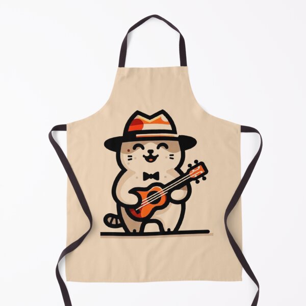 Item preview, Cat Musician – Ukulele Charm designed and sold by Dogandesighn.