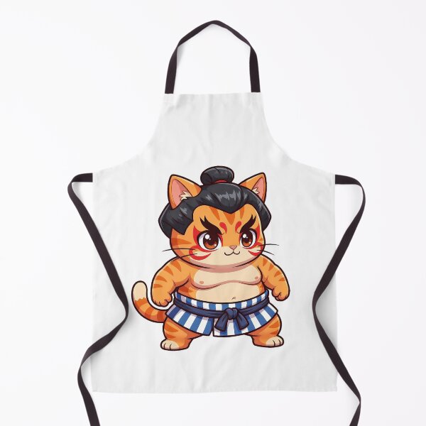 Item preview, Cute Sumo Cat Fighter Kawaii Style designed and sold by CuteKats.
