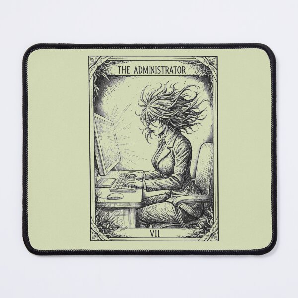 Item preview, The Administrator tarot card style designed and sold by Wisnak SHOP.