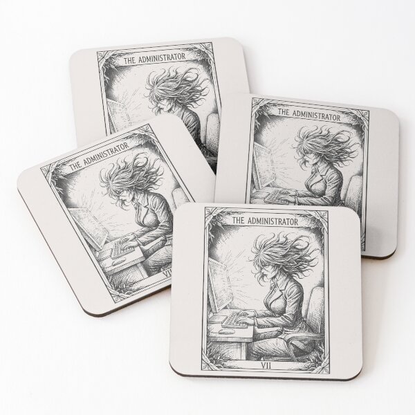 Item preview, The Administrator tarot card style designed and sold by Wisnak SHOP.
