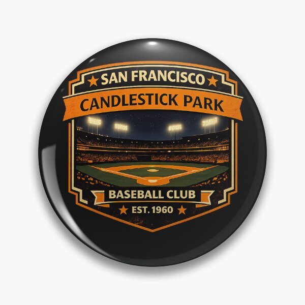 Item preview, Candlestick Park Shirt, San Francisco Baseball Vintage Interior, Retro Night Game Tee designed and sold by GhostDawgs.
