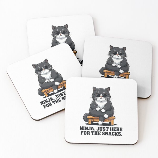 Item preview, NINJA. GUST HERE FOR THE SNACKS  designed and sold by mariam-shahin.