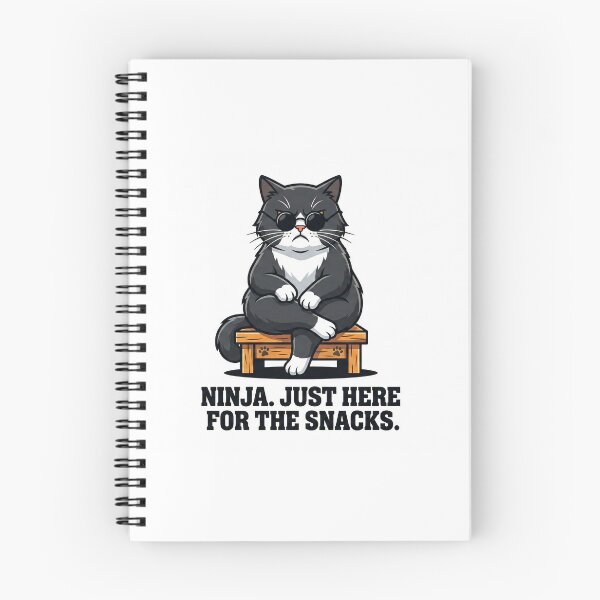 Item preview, NINJA. GUST HERE FOR THE SNACKS  designed and sold by mariam-shahin.