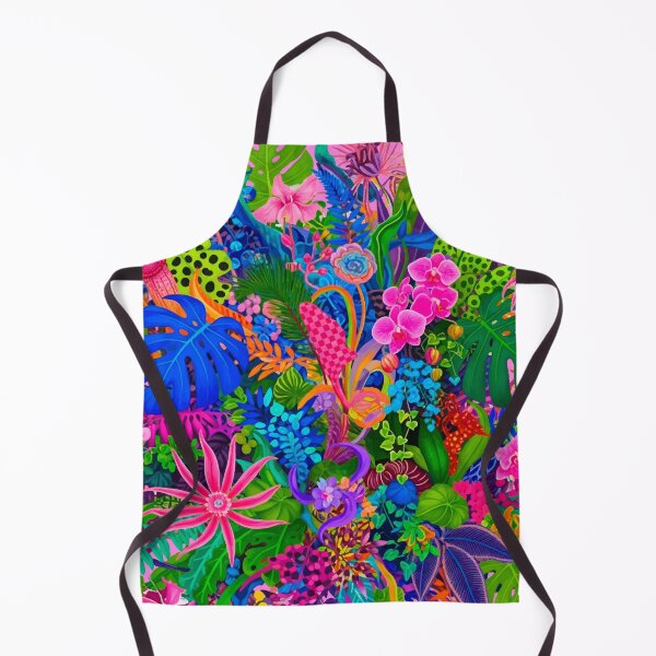 Item preview, Vibrant Maximalist Tropical Jungle Art designed and sold by SholoStudio.
