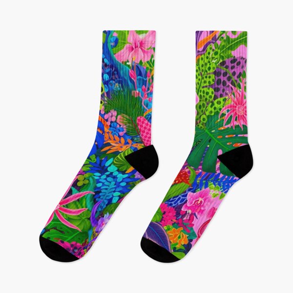 Item preview, Vibrant Maximalist Tropical Jungle Art designed and sold by SholoStudio.