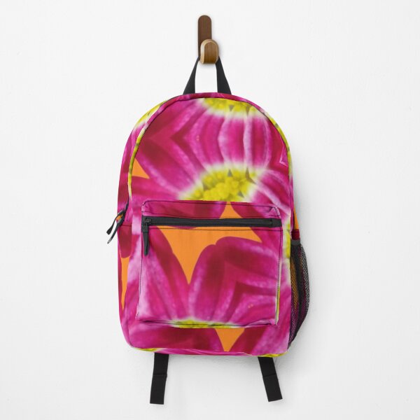 Item preview, Pink and Orange Floral Pattern – Warm Kaleidoscope Design designed and sold by SilentBloomLab.