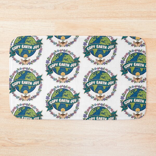 Item preview, Copy Earth Joy Cute Planet Sticker | Eco Friendly Nature Love Design | Save Earth Aesthetic Art designed and sold by Bhaskar Digital Art.