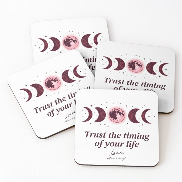 Item preview, Moon Phases Trust The Timing Of Your Life Louve designed and sold by LouveLouve.