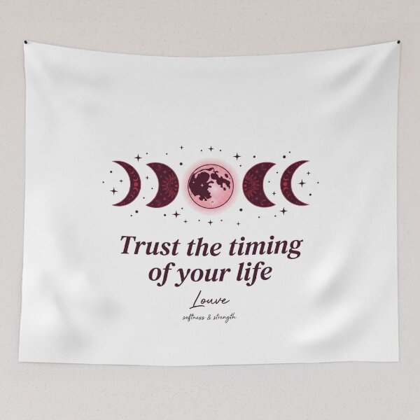Item preview, Moon Phases Trust The Timing Of Your Life Louve designed and sold by LouveLouve.