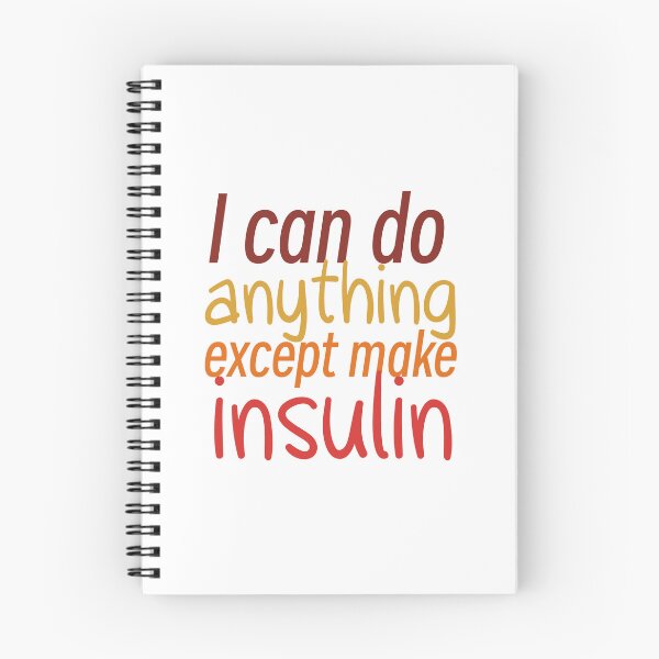 Artikelvorschau, Ich kann alles, außer Insulin (orange) herstellen. entworfen und verkauft von Diabumblebee.