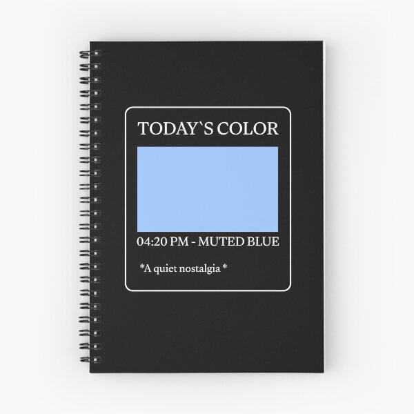 Item preview, Muted Blue Minimalist Aesthetic Typography  designed and sold by todaycolors.