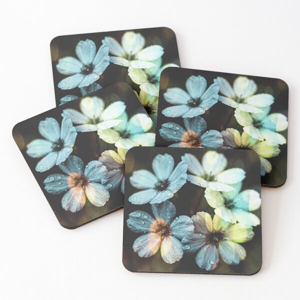 Item preview, Dreamy Gradient Flowers with Dew Drops designed and sold by CunningMaskPrints.