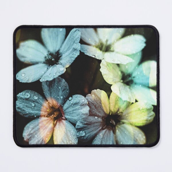Item preview, Dreamy Gradient Flowers with Dew Drops designed and sold by CunningMaskPrints.