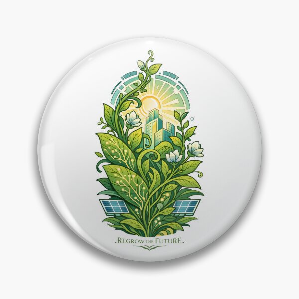 Item preview, Regrow The Future: Solarpunk Bio-Circuitry & Sustainable Eco-Futurism designed and sold by avinigav.