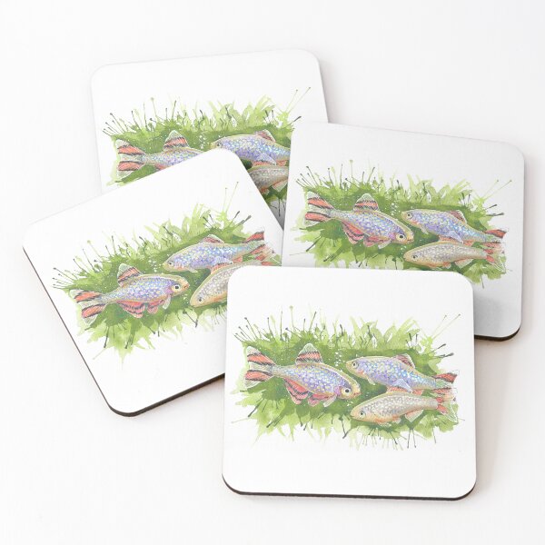 Item preview, Celestial Pearl Danios - Watercolor Painting designed and sold by The Art of Victoria Pfeiffer.