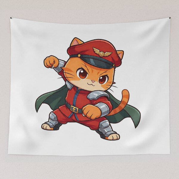 Item preview, Cute Military Leader Cat Kawaii Style designed and sold by CuteKats.