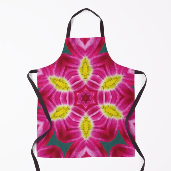 Item preview, Pink Floral Kaleidoscope with Deep Green Background designed and sold by SilentBloomLab.