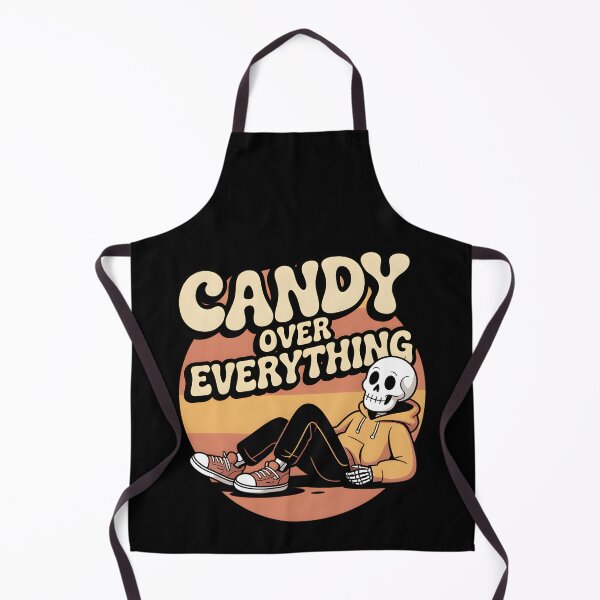 Item preview, Candy Over Everything - Relaxing Skeleton Retro Sunset designed and sold by Raw Tigers.