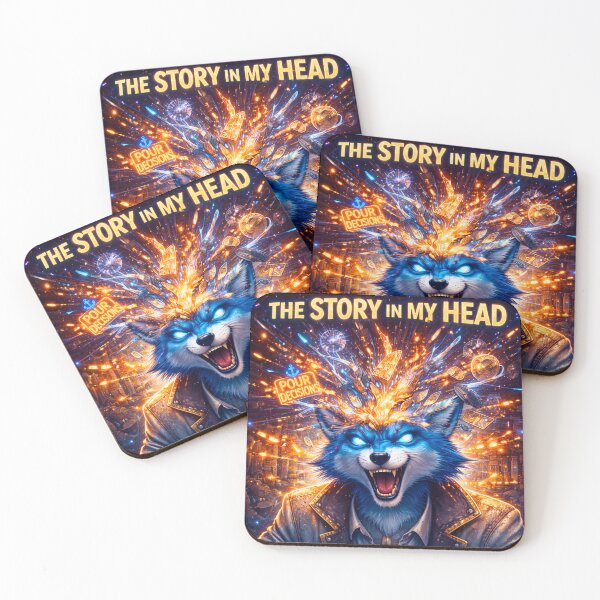Item preview, The Story in My Head — Pour Decisions Frost Byte Mind Art designed and sold by A Sinister Sly.