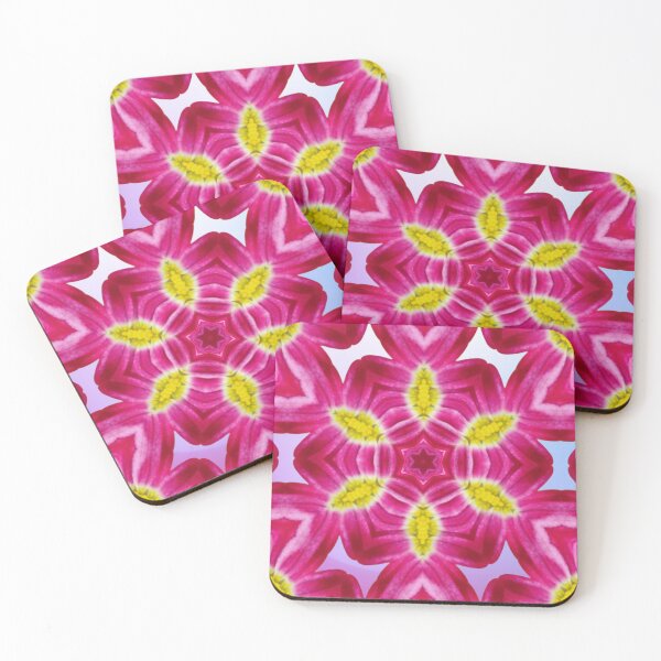 Item preview, Soft Pink Floral Kaleidoscope – Light Minimal Botanical Design designed and sold by SilentBloomLab.