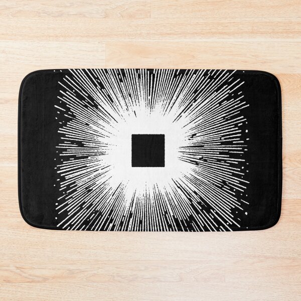 Item preview, Abstract black and white sqauared distorted ornament pattern 127sm designed and sold by 127sm.
