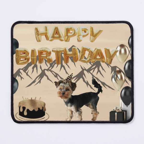 Item preview, Yorkshire Terrier Happy Birthday Card designed and sold by GivingJoy.