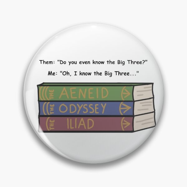 Item preview, The big three: iliad, odyssey, aeneid designed and sold by amberacademia19.