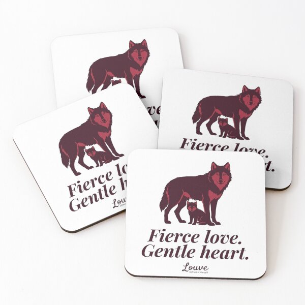 Item preview, Mother Wolf Fierce Love Gentle Heart Louve designed and sold by LouveLouve.