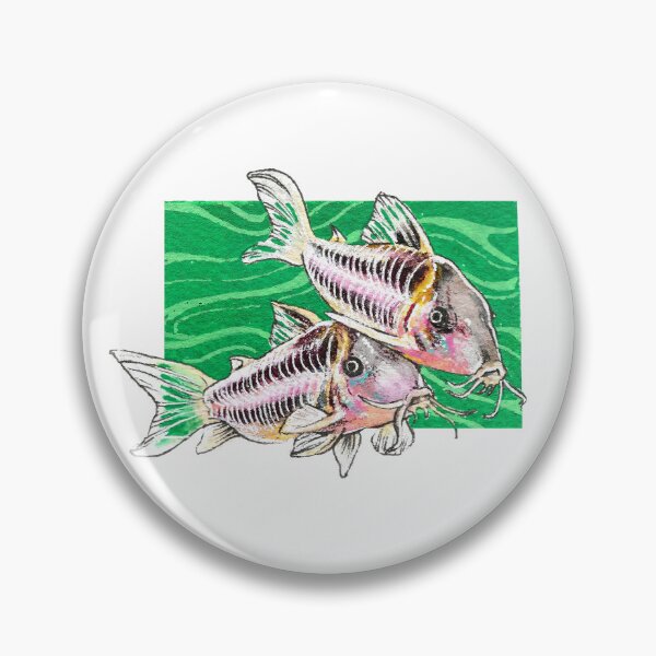 Item preview, Corydoras Bifasciatus - Watercolor Painting designed and sold by The Art of Victoria Pfeiffer.