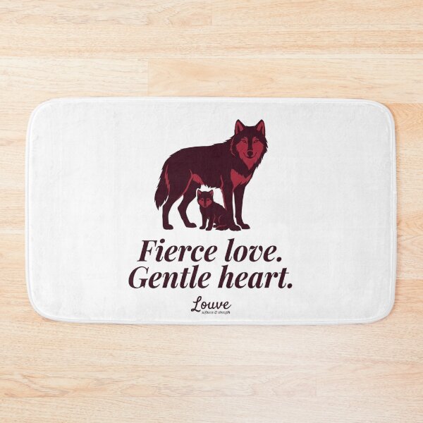 Item preview, Mother Wolf Fierce Love Gentle Heart Louve designed and sold by LouveLouve.