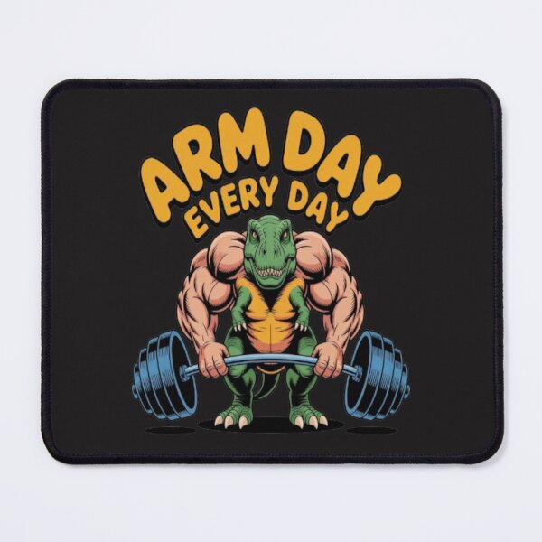 Item preview, Arm Day Every Day – Funny Gym Motivation Design for Fitness Lovers designed and sold by Sparkofart07.