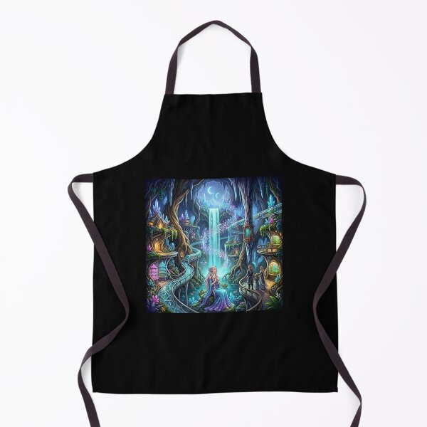 Item preview, Melody of the Crystal Sanctuary - Ethereal Elven Underground City designed and sold by M.O.K..