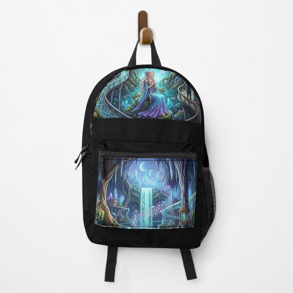 Item preview, Melody of the Crystal Sanctuary - Ethereal Elven Underground City designed and sold by M.O.K..