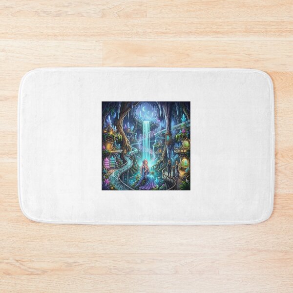 Item preview, Melody of the Crystal Sanctuary - Ethereal Elven Underground City designed and sold by M.O.K..