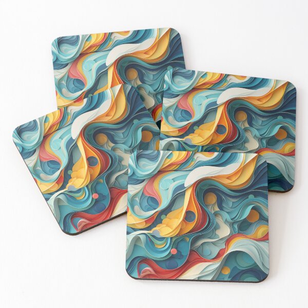 Item preview, Abstract Fluid Texture Papers – Colorful Liquid Marble Design designed and sold by karimahmed84.