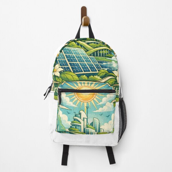 Item preview, Grow Tomorrow Today - Solarpunk Art Nouveau Eco-City designed and sold by avinigav.