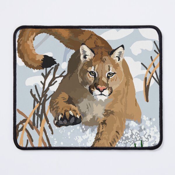 Item preview, Bounding Mountain Lion designed and sold by KlakkDrawsStuff.