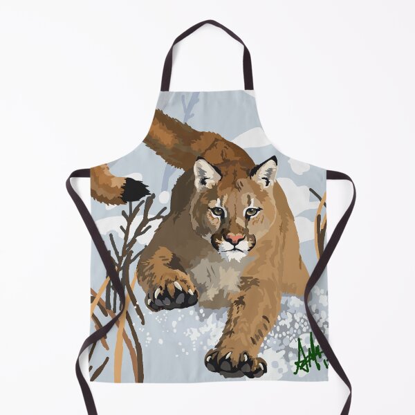 Item preview, Bounding Mountain Lion designed and sold by KlakkDrawsStuff.