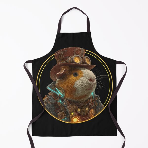 Item preview, Victorian Clockwork Guinea Pig – Retro Futuristic Rodent designed and sold by Valvarius-vibe.