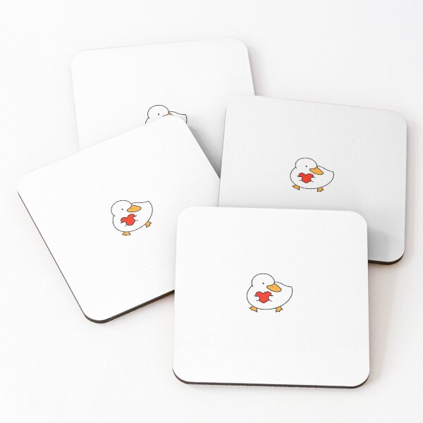 Item preview, Cute Duck Holding Heart designed and sold by Monday Duck.