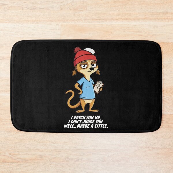 Item preview, Funny Nurse Meerkat - Sarcastic 90s Cartoon Retro Style designed and sold by mAXiBoOM.