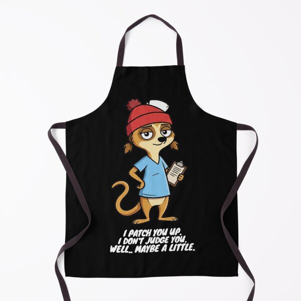 Item preview, Funny Nurse Meerkat - Sarcastic 90s Cartoon Retro Style designed and sold by mAXiBoOM.