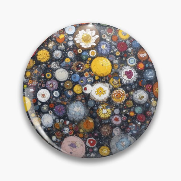 Item preview, Vibrant Microscopic Flower Cells Abstract Illustration designed and sold by LuminousFoundry.