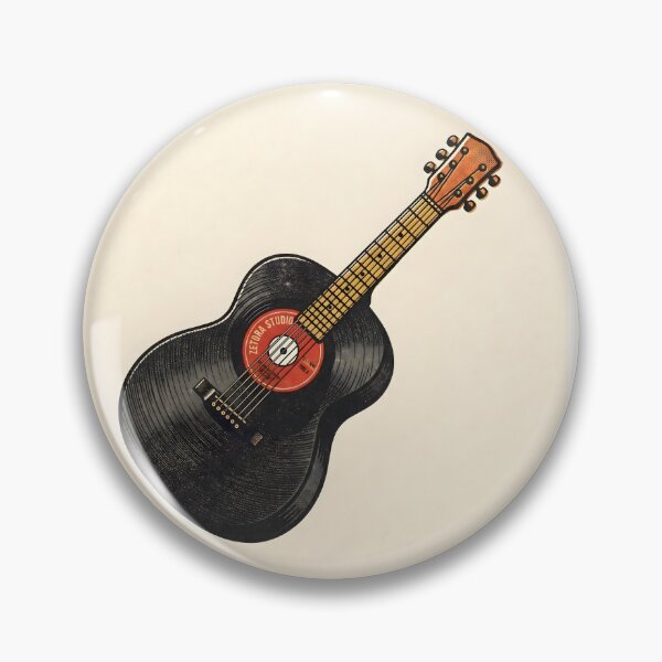 Item preview, Acoustic Guitar Vinyl Record Anatomy designed and sold by ZETORA Studio.