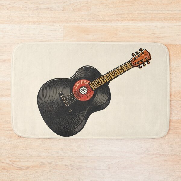 Item preview, Acoustic Guitar Vinyl Record Anatomy designed and sold by ZETORA Studio.