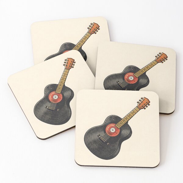 Item preview, Acoustic Guitar Vinyl Record Anatomy designed and sold by ZETORA Studio.